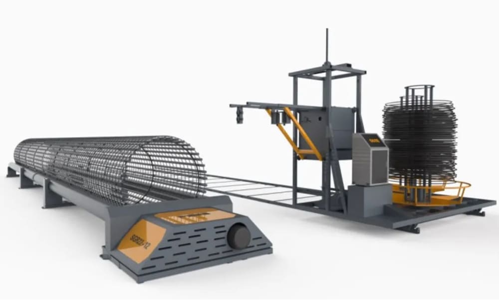 steel bar pile cage winding machine 1000✖600