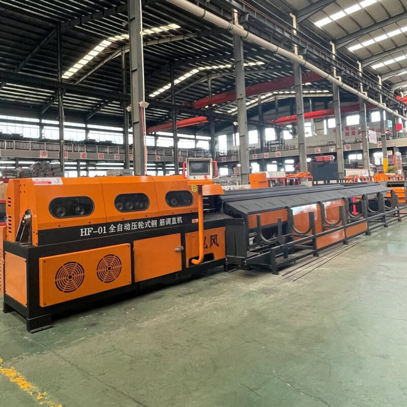 Multi-Roller Rebar Straightening Machine ready in the factory